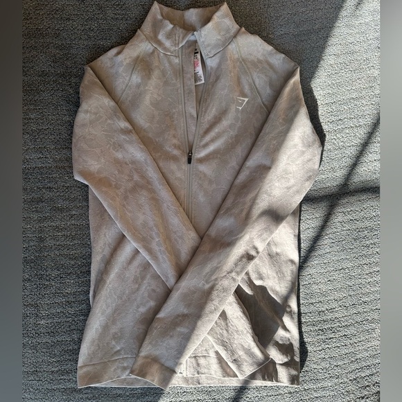 Gymshark Adapt Animal Seamless Zip Up - Butterfly | Grey - Picture 5 of 6